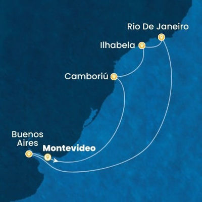Imagen de Crucero  8 Noches desde Montevideo Barco - Costa Serena