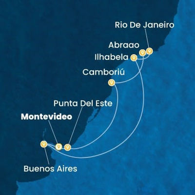 Imagen de Crucero 10 Noches desde Montevideo Barco - Costa Serena